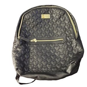 Betsey Johnson large black backpack